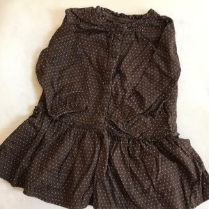 Beautiful deep brown baby gap dress